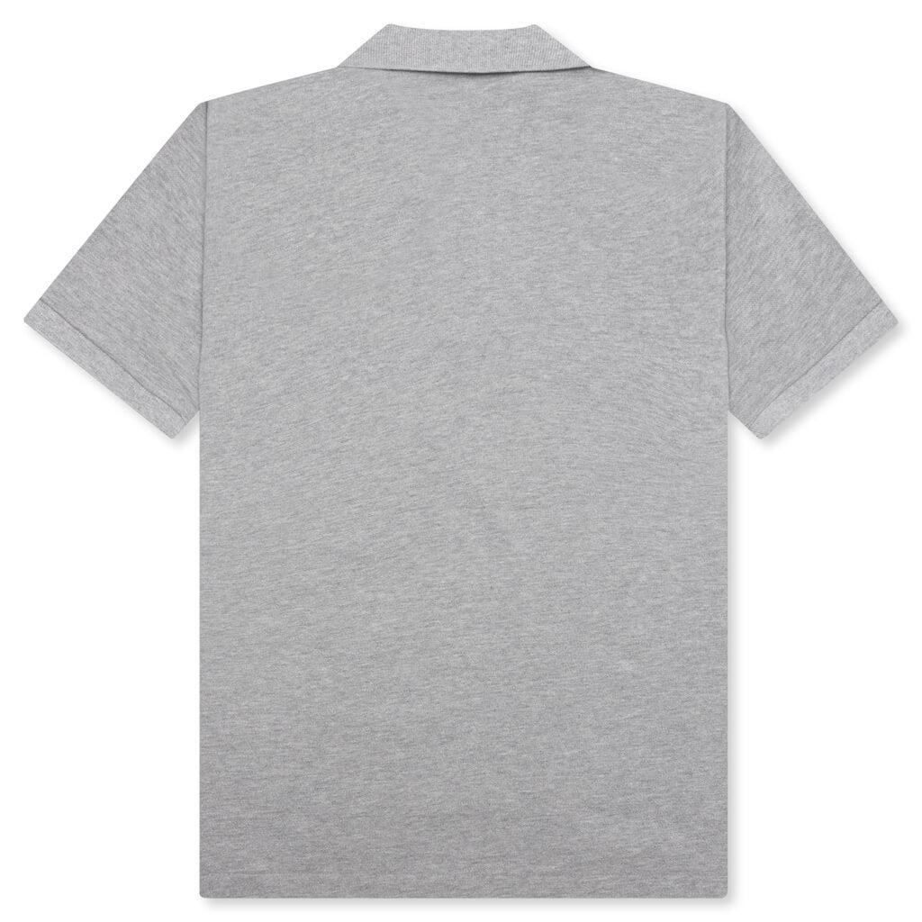 Comme des Garcons PLAY x the Artist Invader Polo - Grey Male Product Image