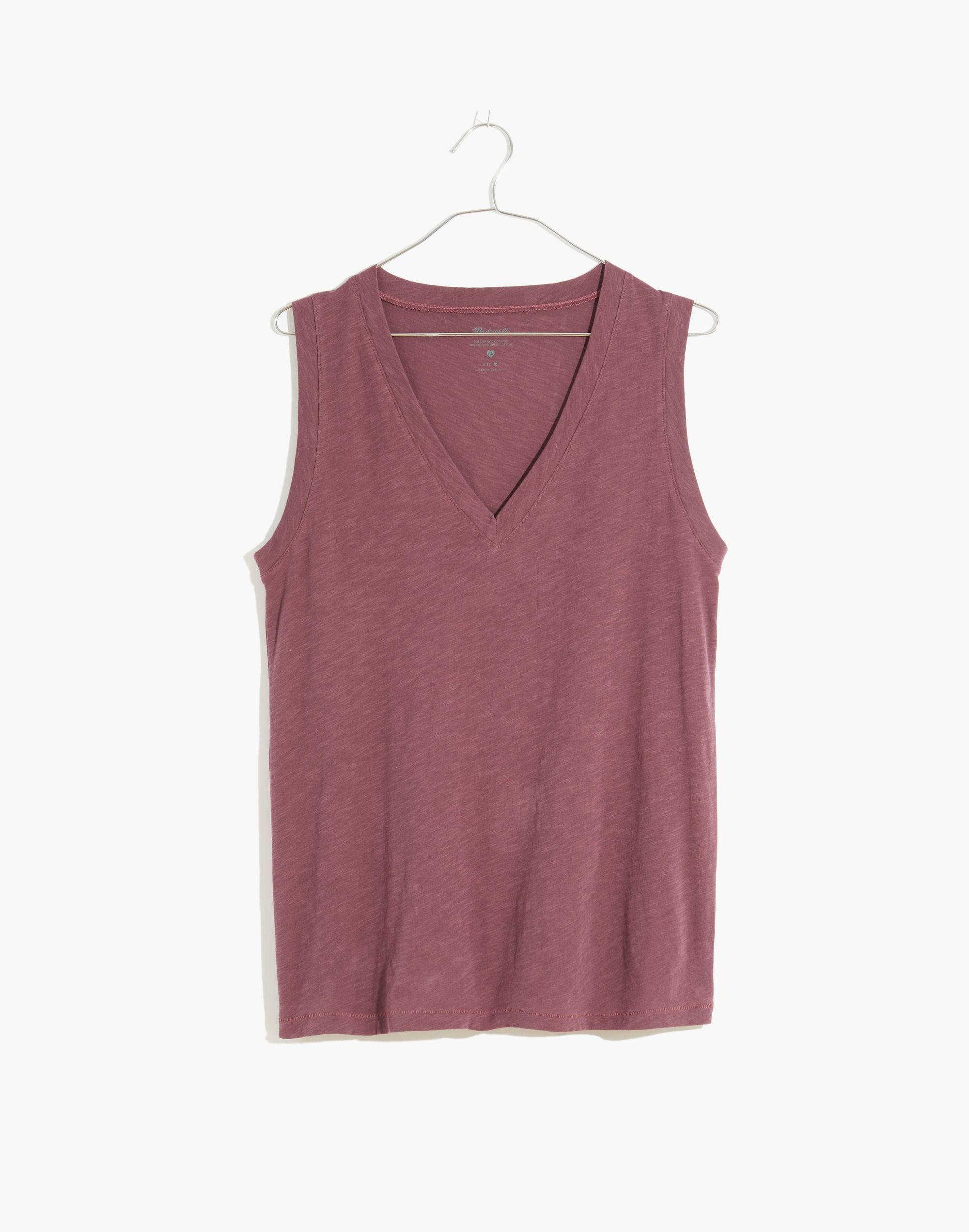 Whisper Cotton V-Neck Tank Product Image