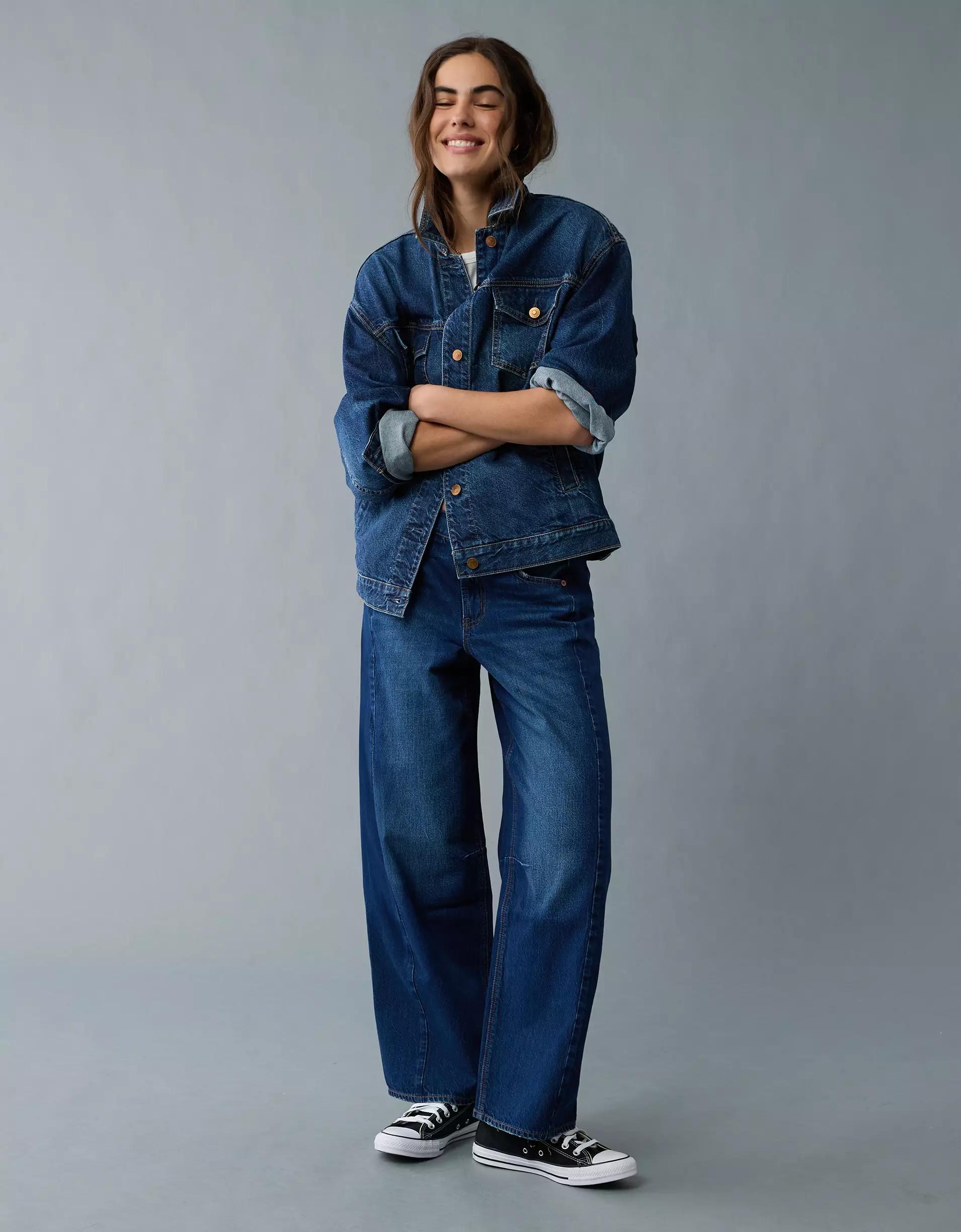 AE Ex-Boyfriend Denim Jacket Product Image