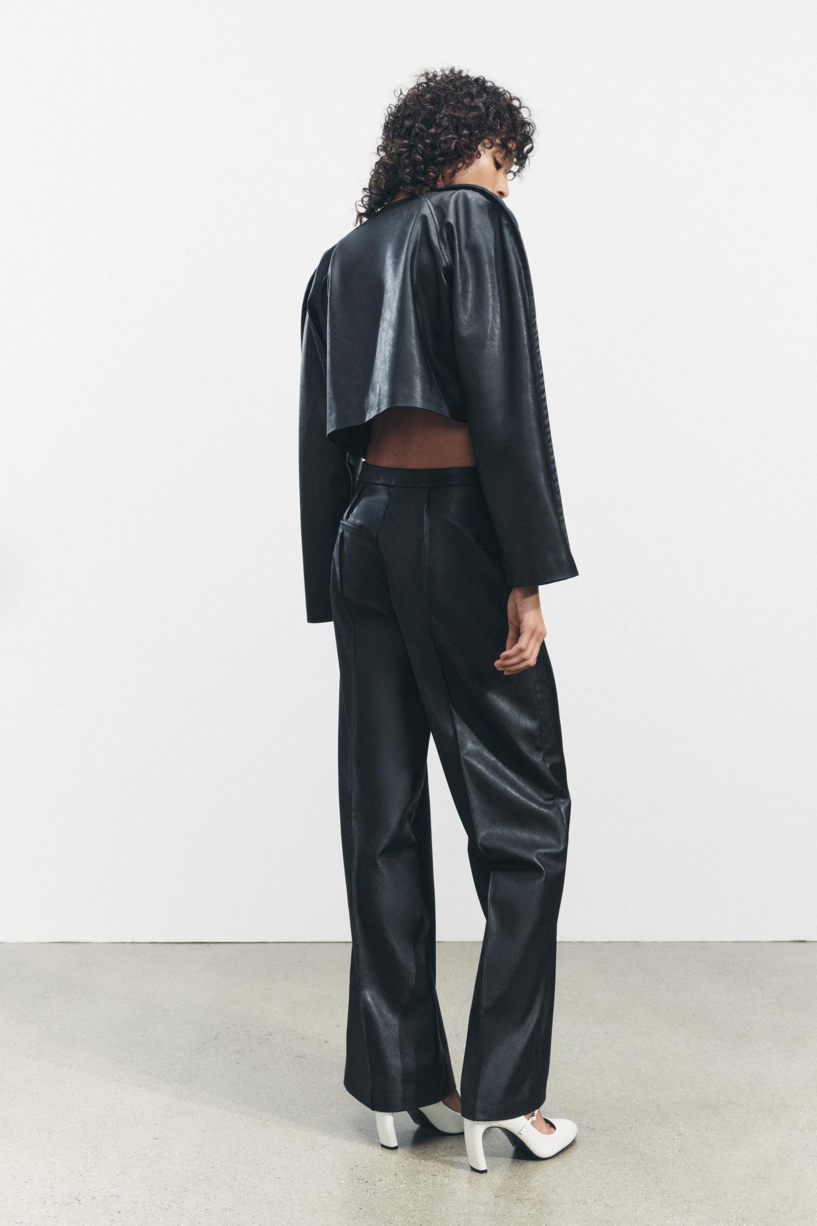 FAUX LEATHER PANTS Product Image