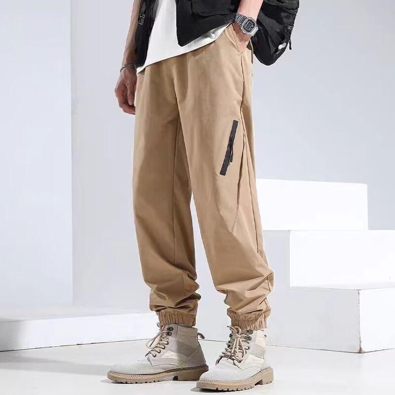 High Waist Plain Sweatpants Product Image