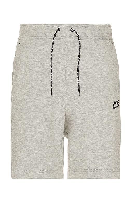 Nike Mens Tech Fleece Shorts - Dark Grey Heather/Black Product Image