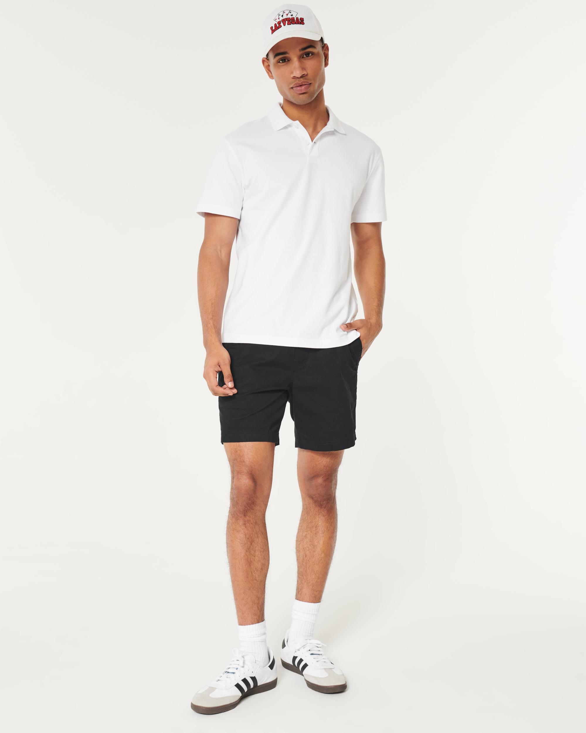 Twill Pull-On Shorts 7" Product Image