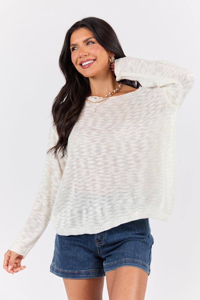 Sunset Key Ivory Sweater FINAL SALE Product Image