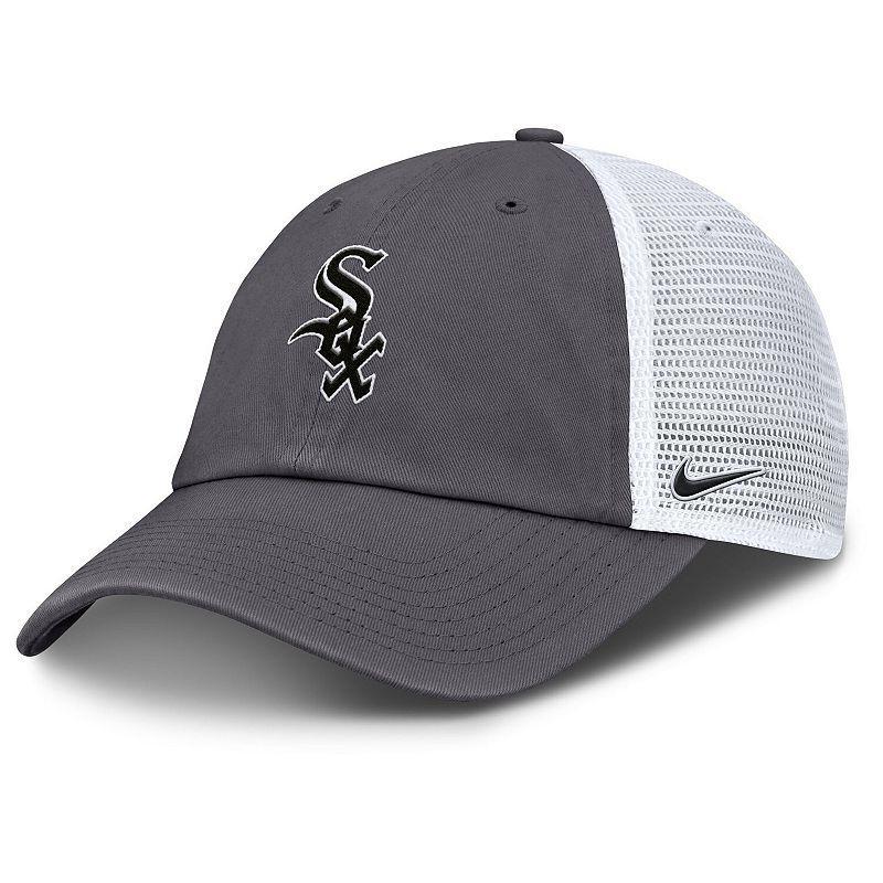 Men's Nike Gray Chicago White Sox Adjustable Trucker Hat, Size: Medium/Large, Grey Product Image