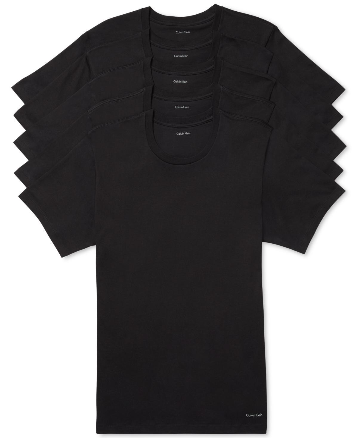 Calvin Klein Underwear Cotton Classics Crew Neck 5-Pack Men's Clothing Product Image