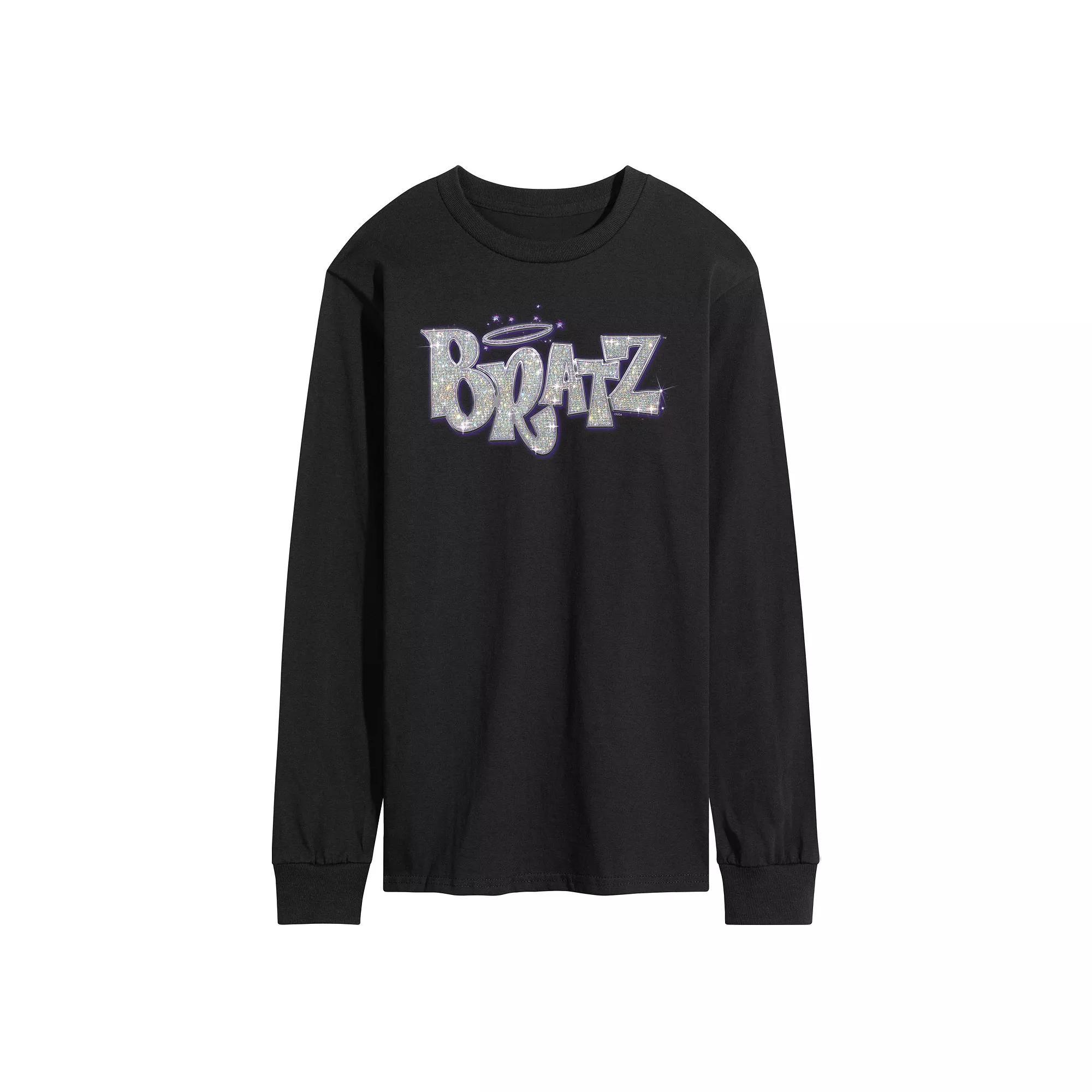 Mens Bratz Sparkle Logo Long Sleeve Graphic Tee Product Image