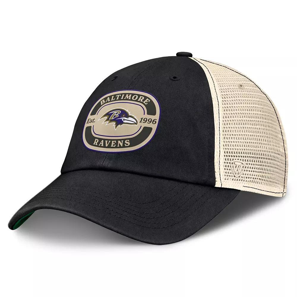 Men's Top of the World Navy Denver Broncos Team Patch Adjustable Hat, Blue Product Image
