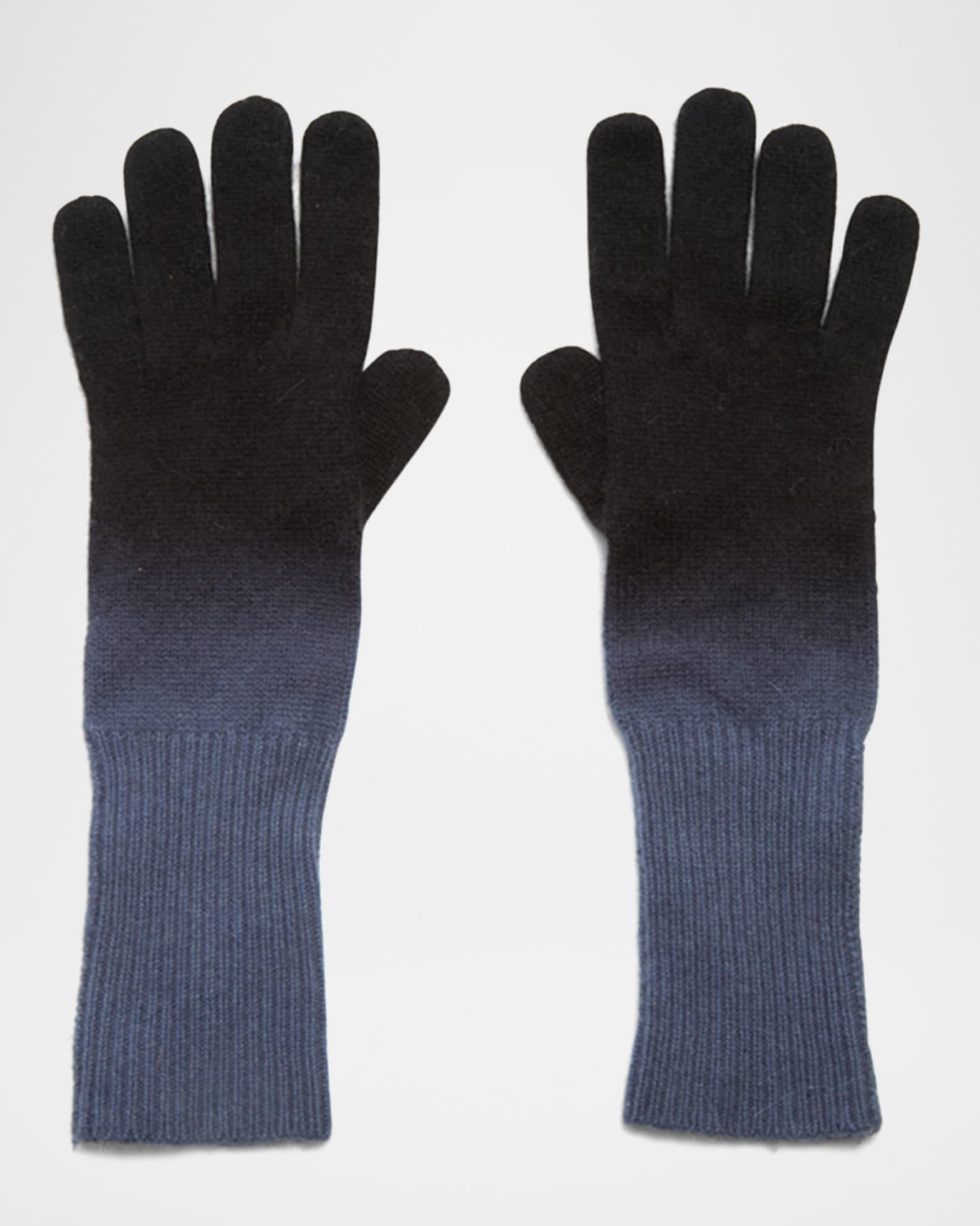 The Courchevel Cashmere-Blend Ombre Gloves Product Image