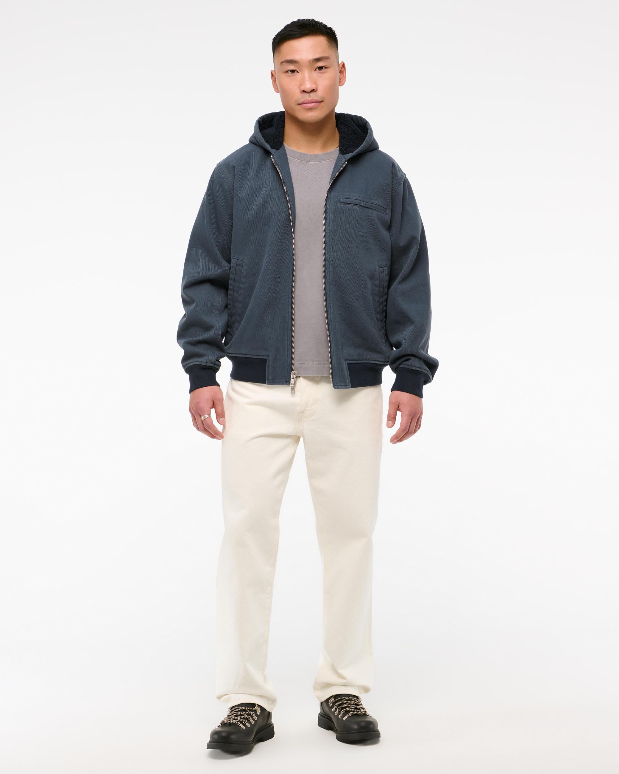 Hooded Workwear Bomber Jacket Product Image