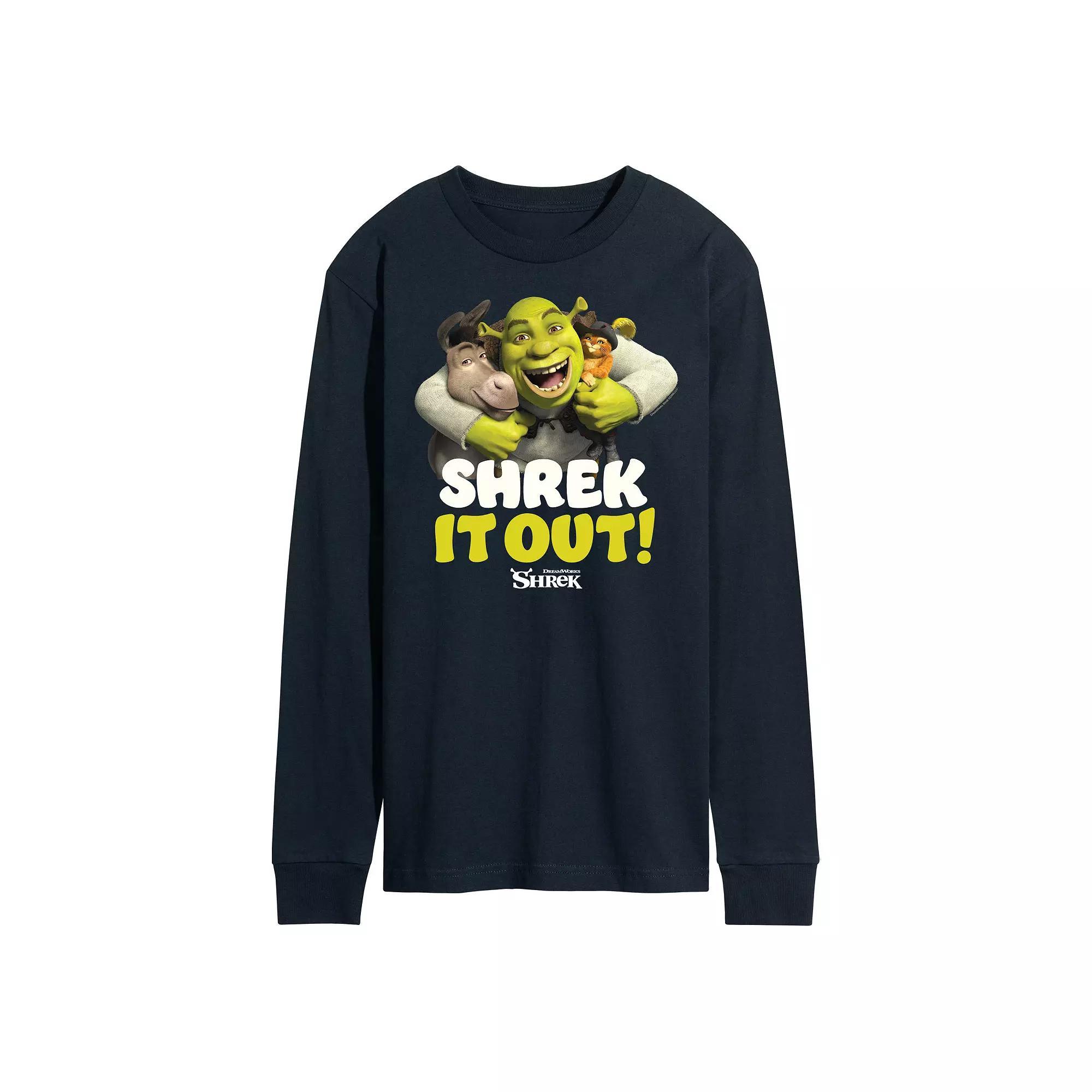 Men's Shrek It Out Tee, Size: Large, Blue Product Image