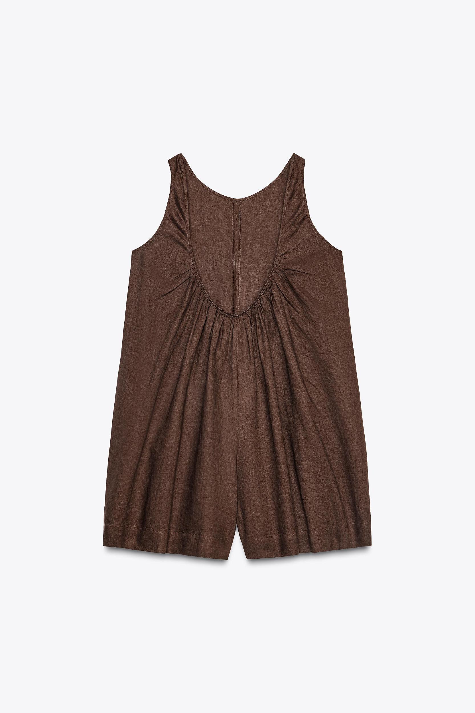 100% LINEN JUMPSUIT ZW COLLECTION Product Image