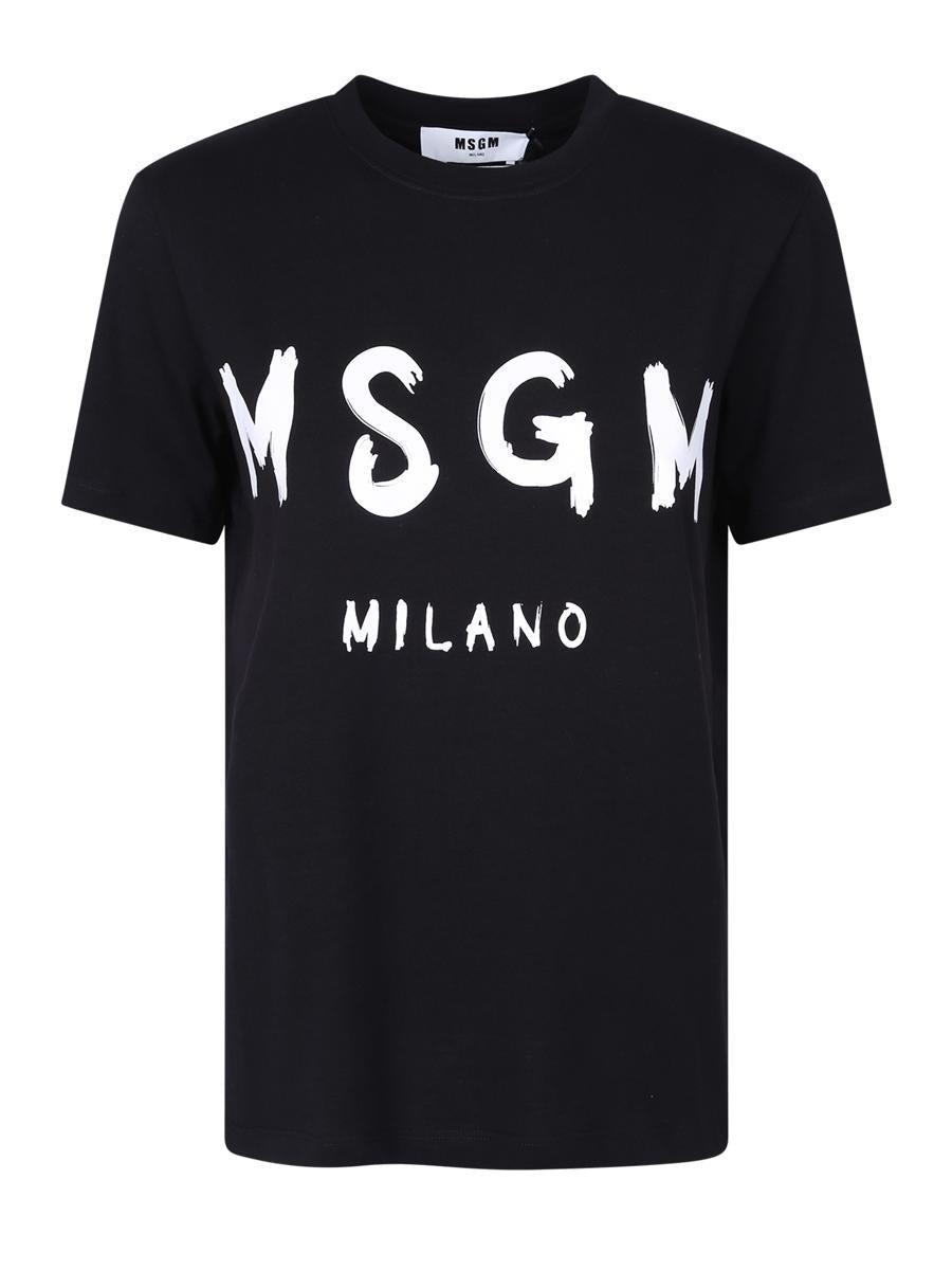 MSGM T-shirts In Black Product Image