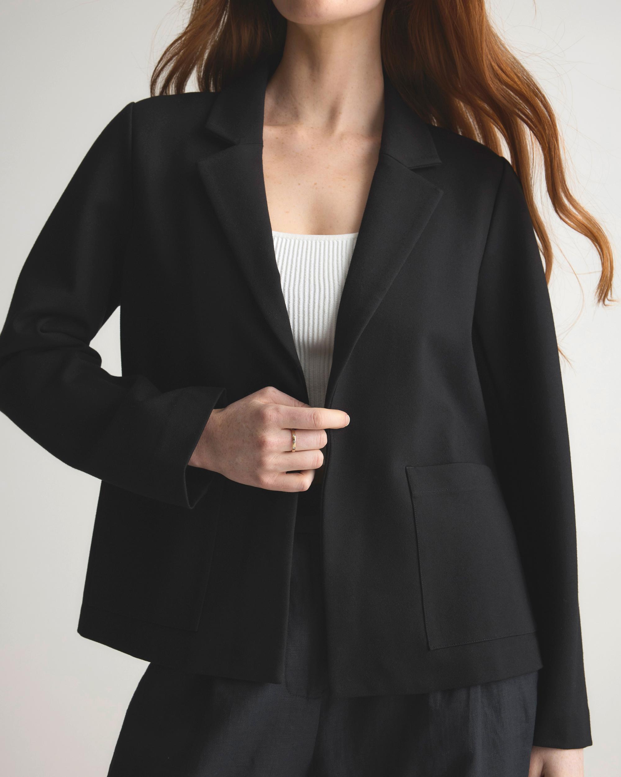 Quince | Women's Ultra-Stretch Ponte Open Blazer Size XS, Rayon Product Image