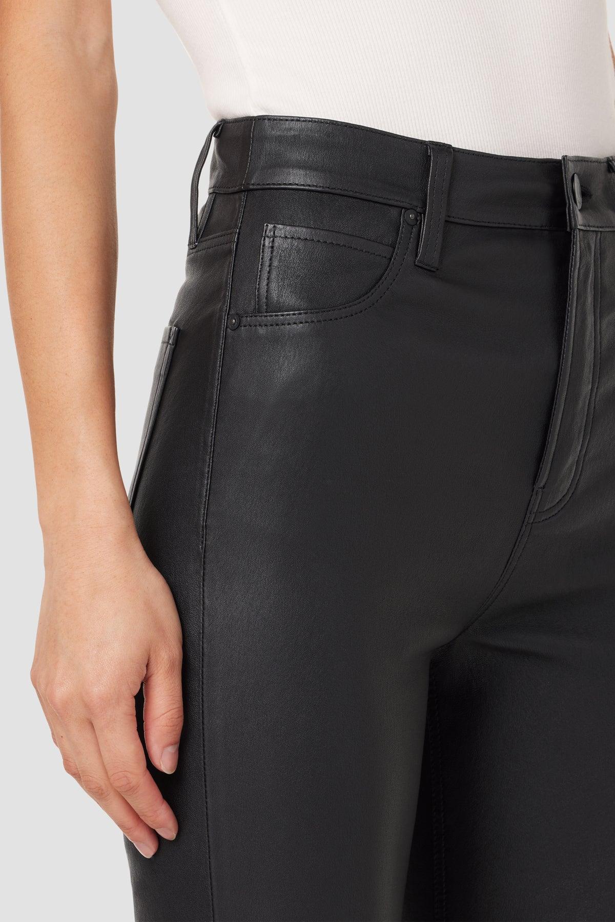 Harlow Ultra High-Rise Cigarette Leather Ankle Pant Female Product Image