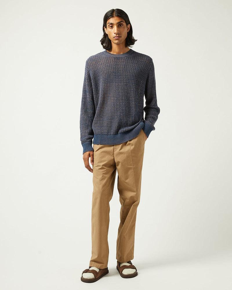 Marled Crewneck - Navy Product Image