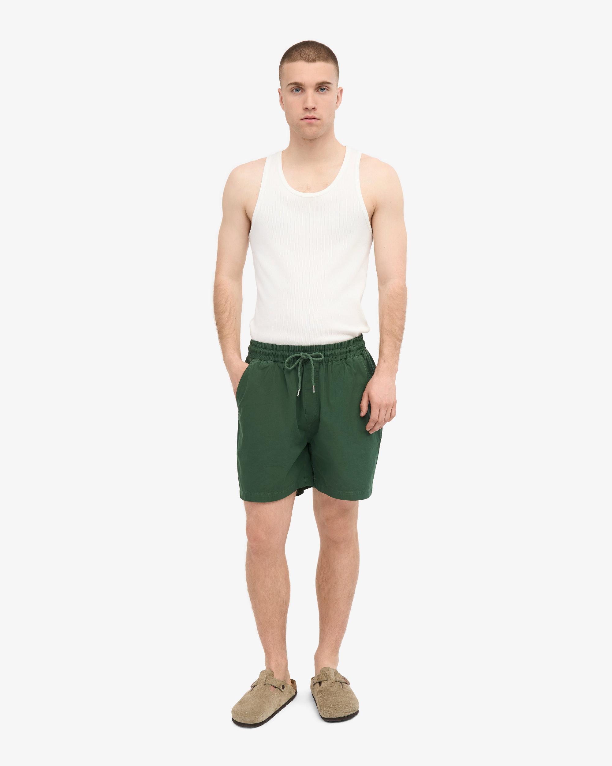 Organic Twill Shorts - Oxblood Red Product Image