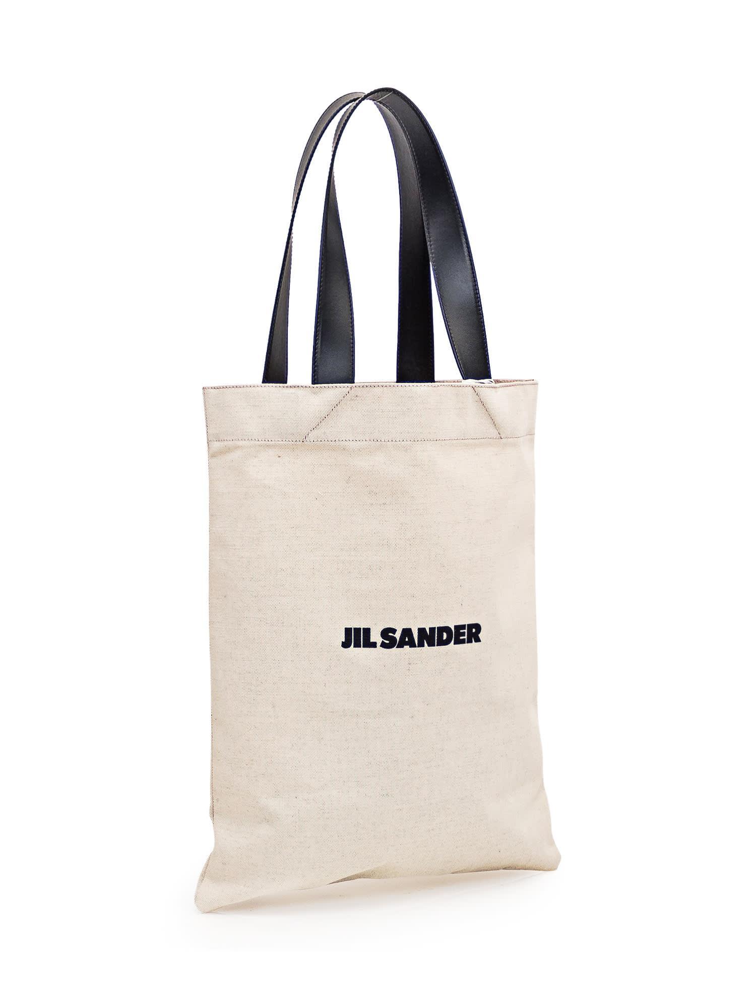 JIL SANDER Big Tote Bag In Nude & Neutrals Product Image