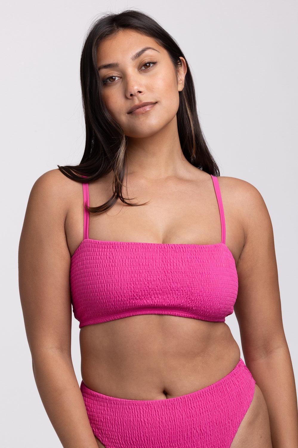 Eva Smocked Bikini Top Product Image