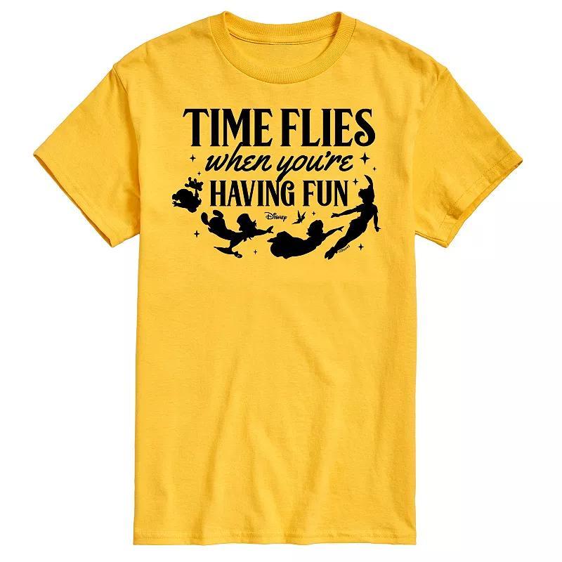 Disneys Peter Pan Big & Tall Time Flies Graphic Tee, Mens Product Image