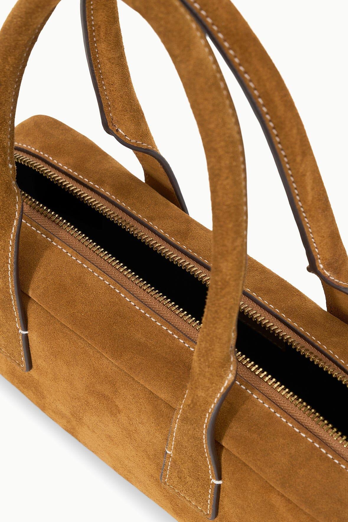 DUDE SHOULDER BAG | TAN SUEDE Product Image