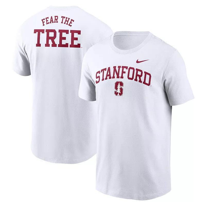 Men's Nike White Stanford Cardinal Blitz 2-Hit T-Shirt, Size: 2XL Product Image