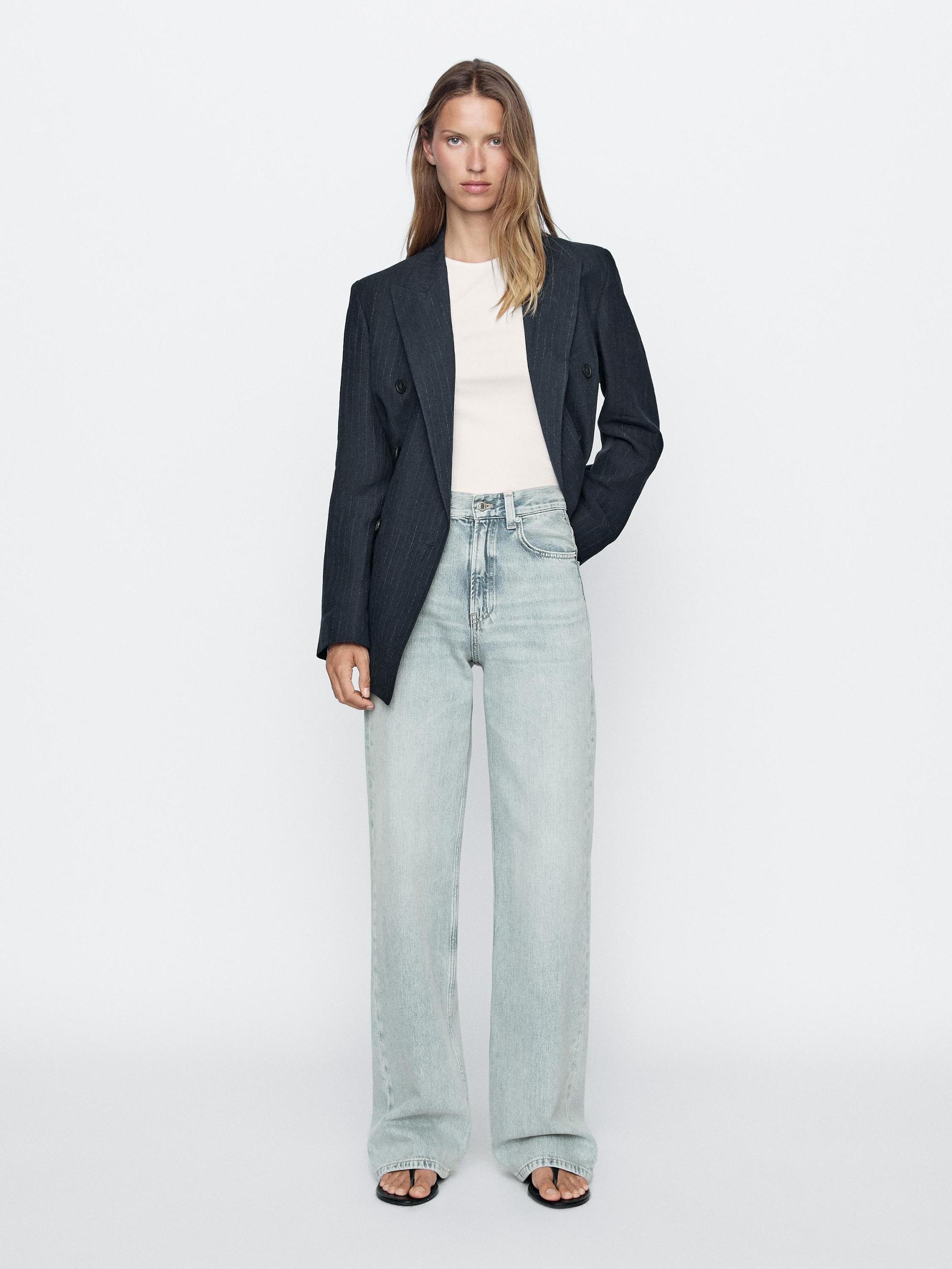 High-waist wide-leg jeans Product Image
