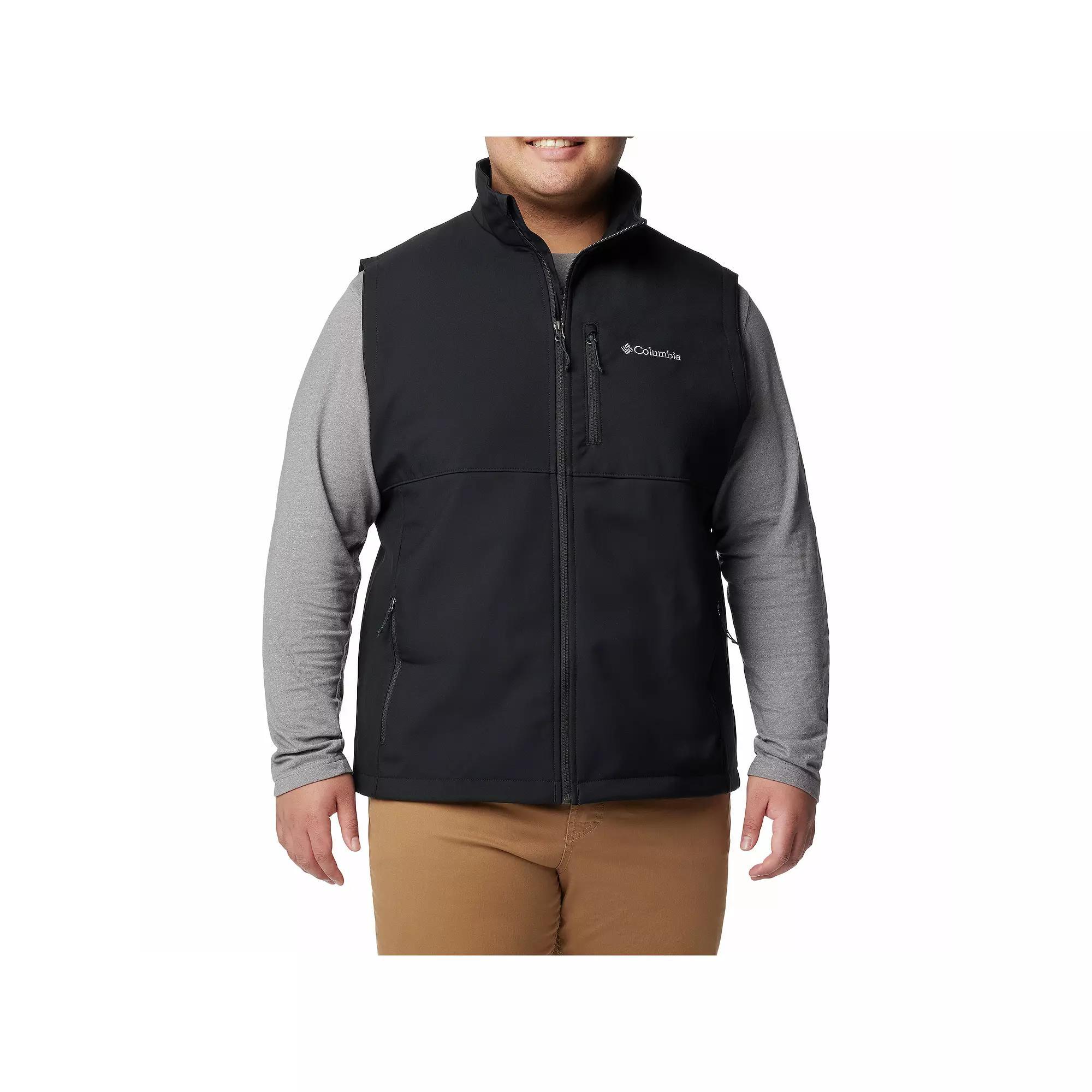 Big & Tall Columbia Ascender II Softshell Vest, Men's, Size: XL Tall, Black Product Image