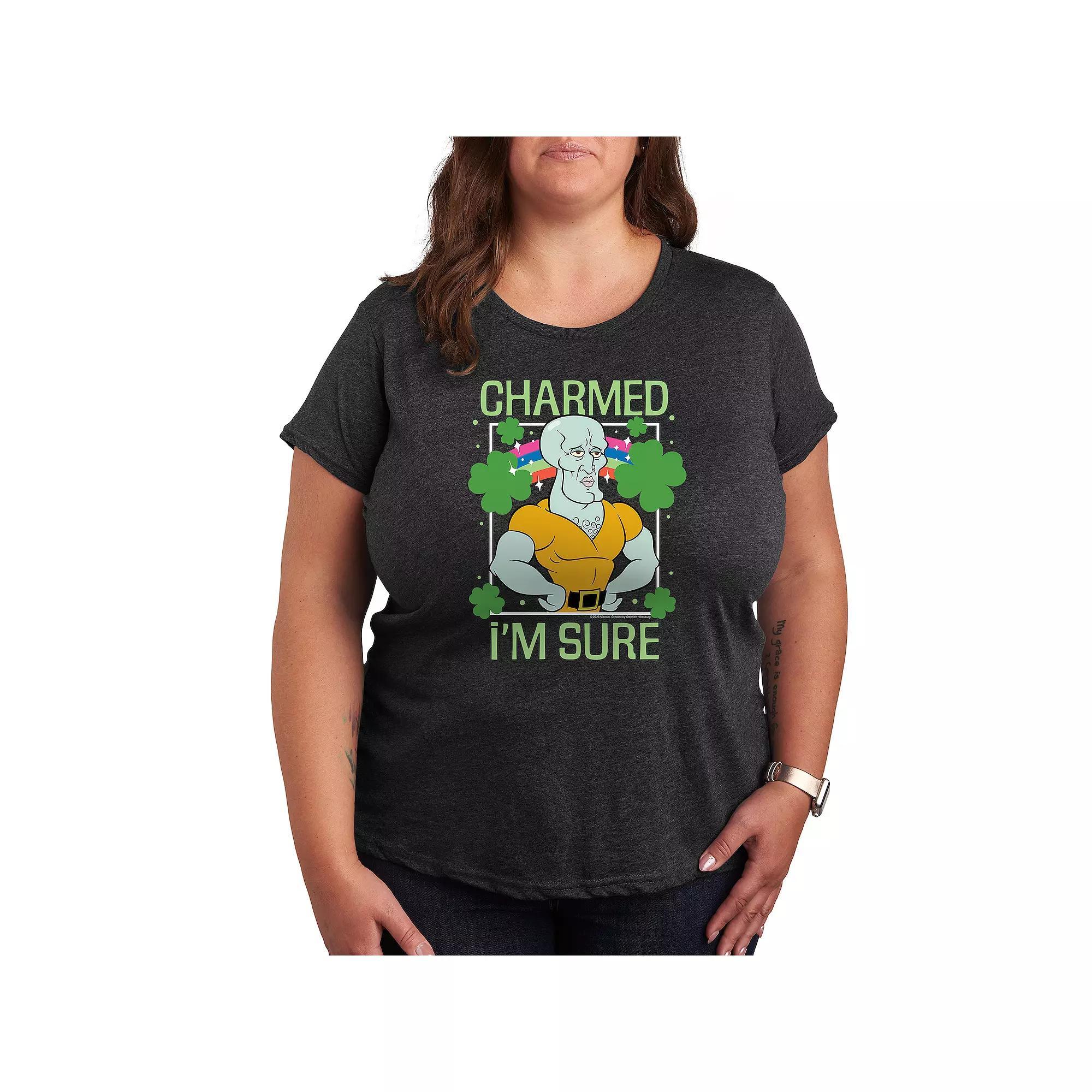 Plus Encouraging Words Daisy Graphic Tee, Womens Product Image