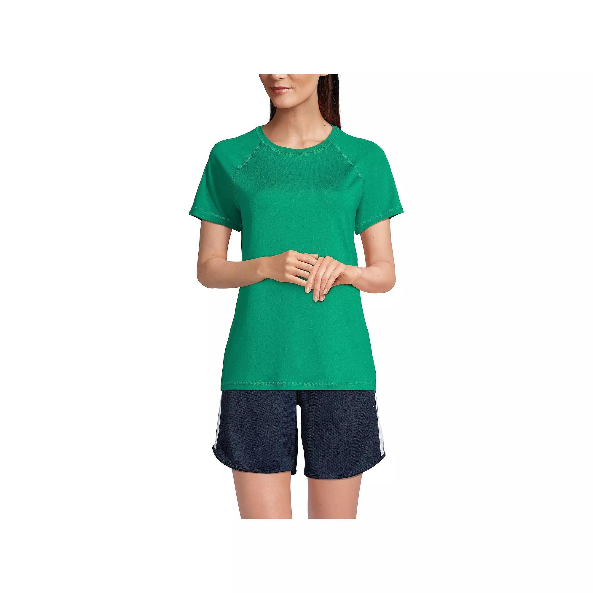 Womens Lands End School Uniform Short Sleeve Active Tee Product Image