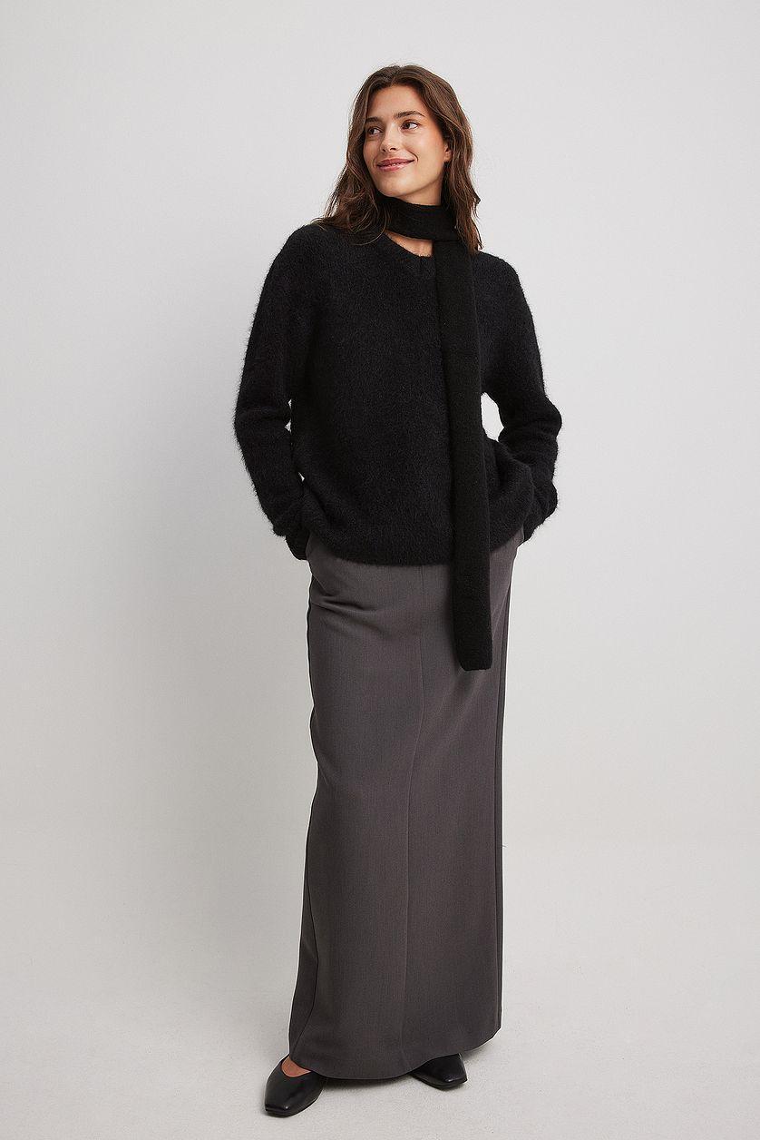 Alpaca Wool Blend V-neck Sweater Product Image