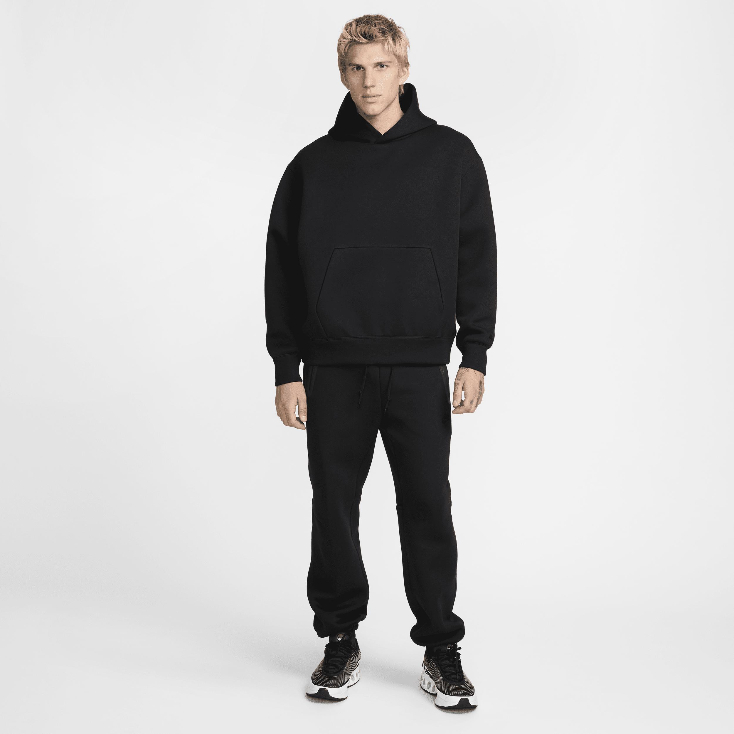 Nike Mens Tech Fleece Open-Hem Pants in Black Product Image