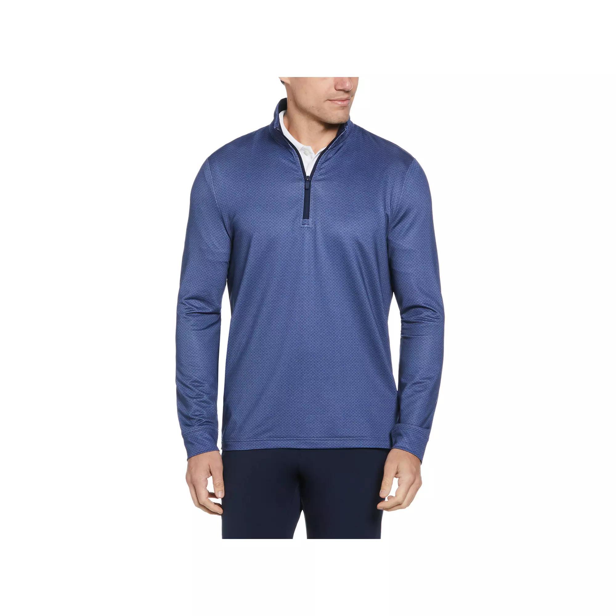 Men's Grand Slam UPF 50 1/4-Zip Golf Layering Piece, Size: Small, Peacoat Product Image
