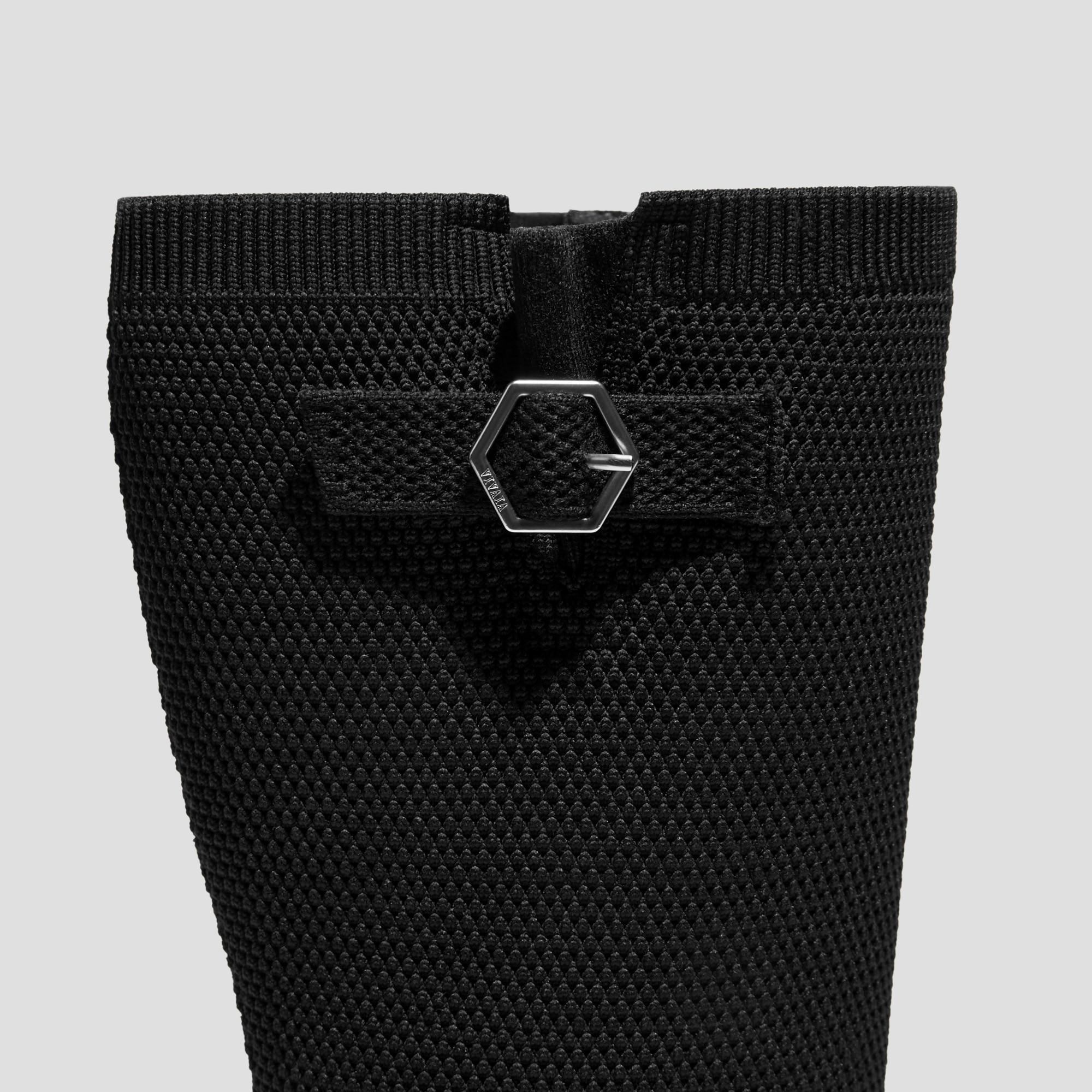 Round-Toe Mid-Calf Biker Boots (Faith) Product Image