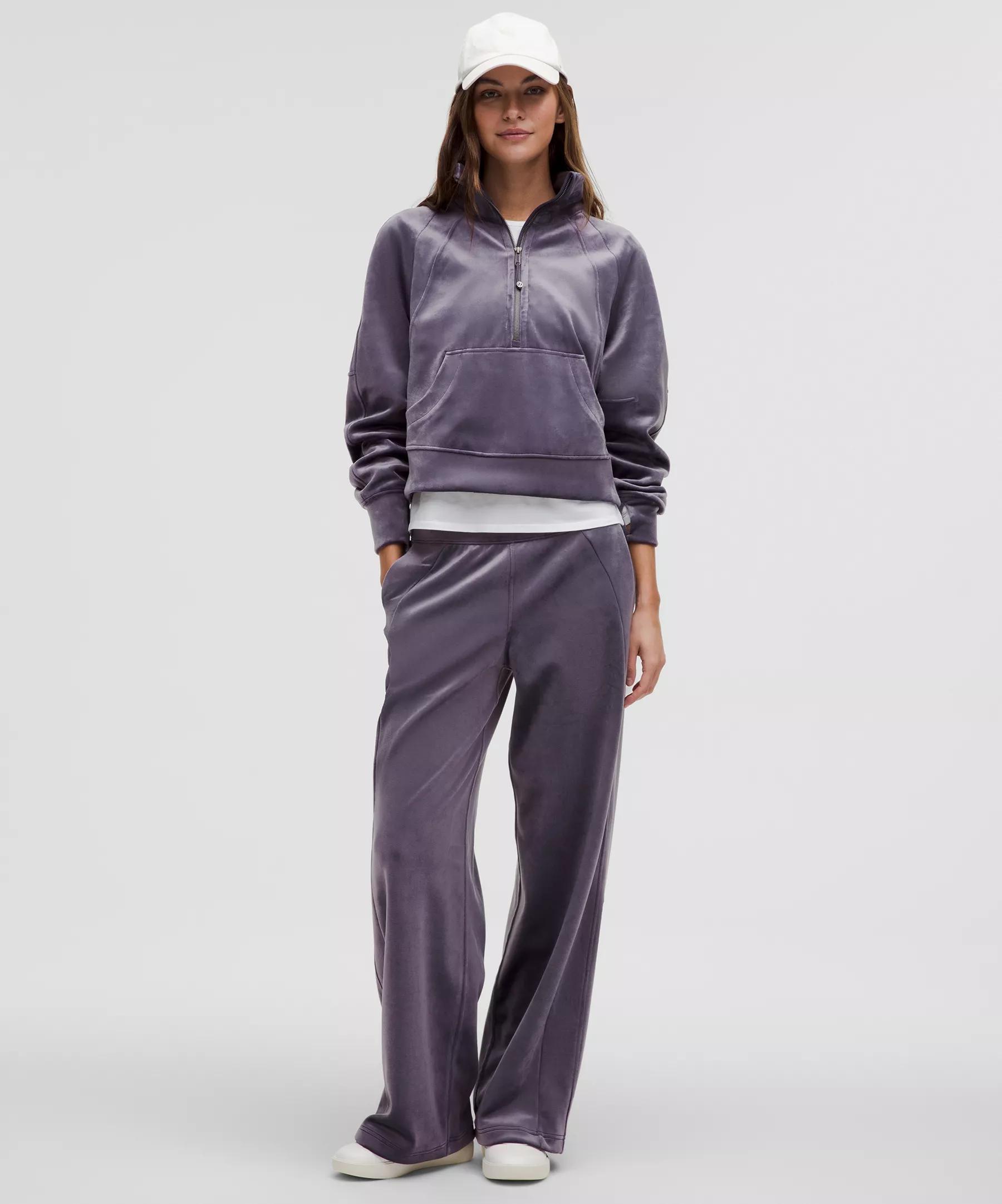 Scuba Mid-Rise Wide-Leg Pant *Velvet Product Image