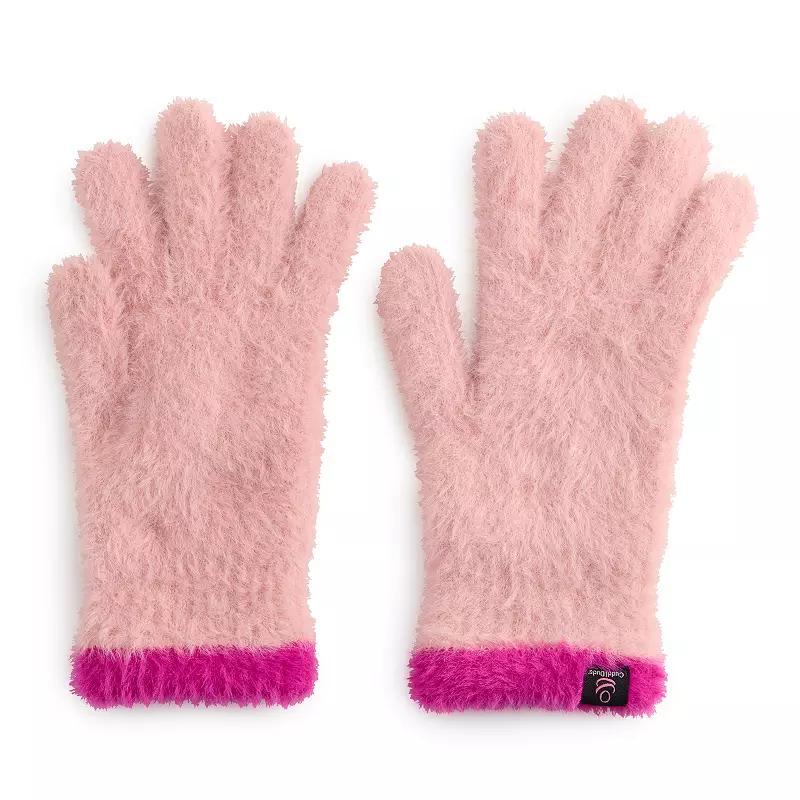 Womens Cuddl Duds Feather Knit Gloves Product Image