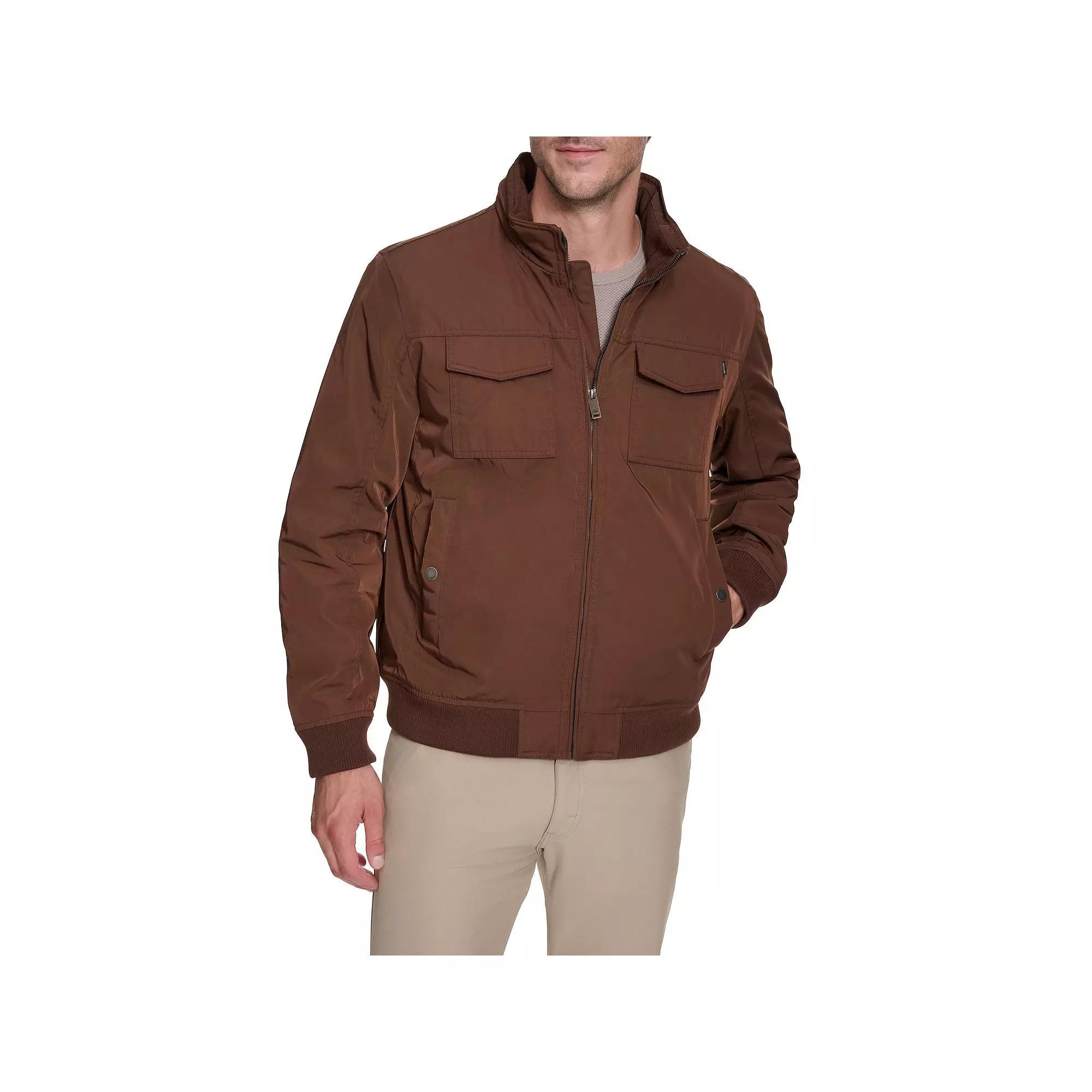 Big & Tall Dockers® Polytwill 2 Pocket Bomber Jacket, Men's, Size: 3XL Tall, Blue Product Image