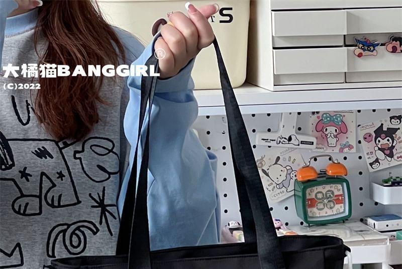 Set: Lettering Tote Bag + Coin Purse Product Image