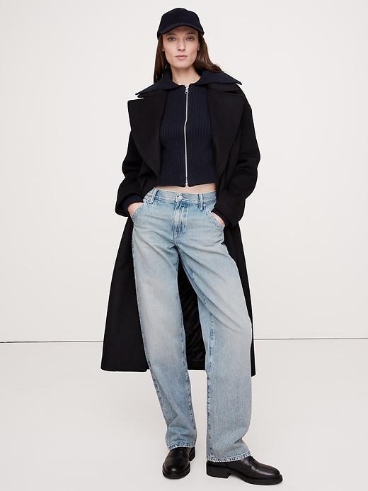 Mid-Rise Slouchy-Straight Jean Product Image