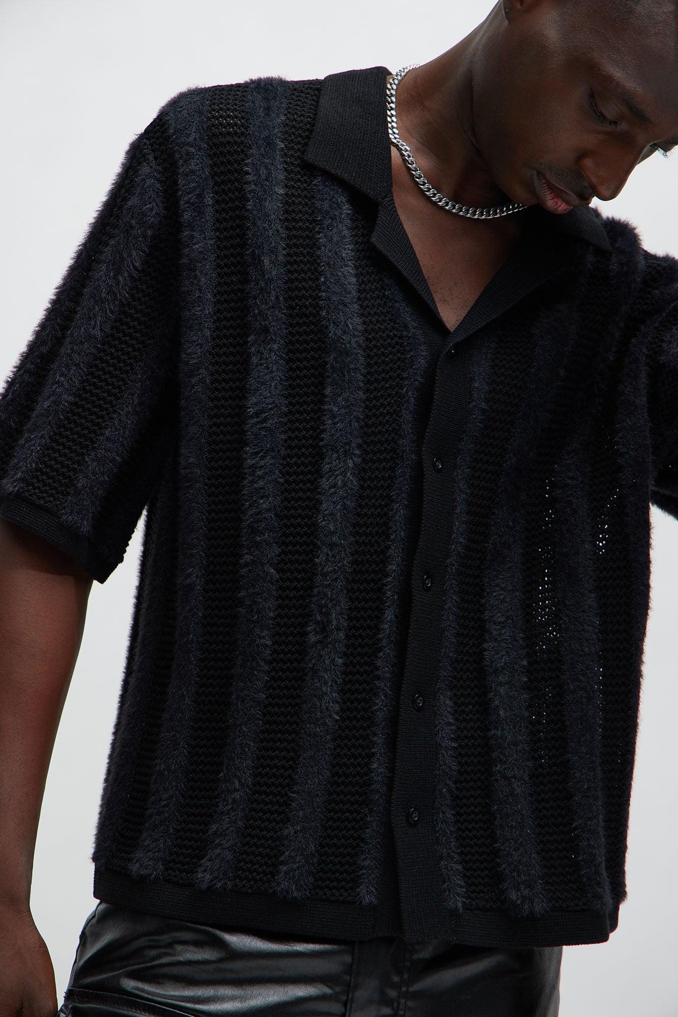 Eldon Fur Textured Shirt - Black Product Image