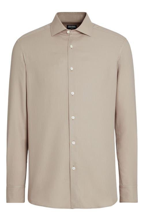 ZEGNA Cash Button Front Shirt In Piedicavallo Product Image