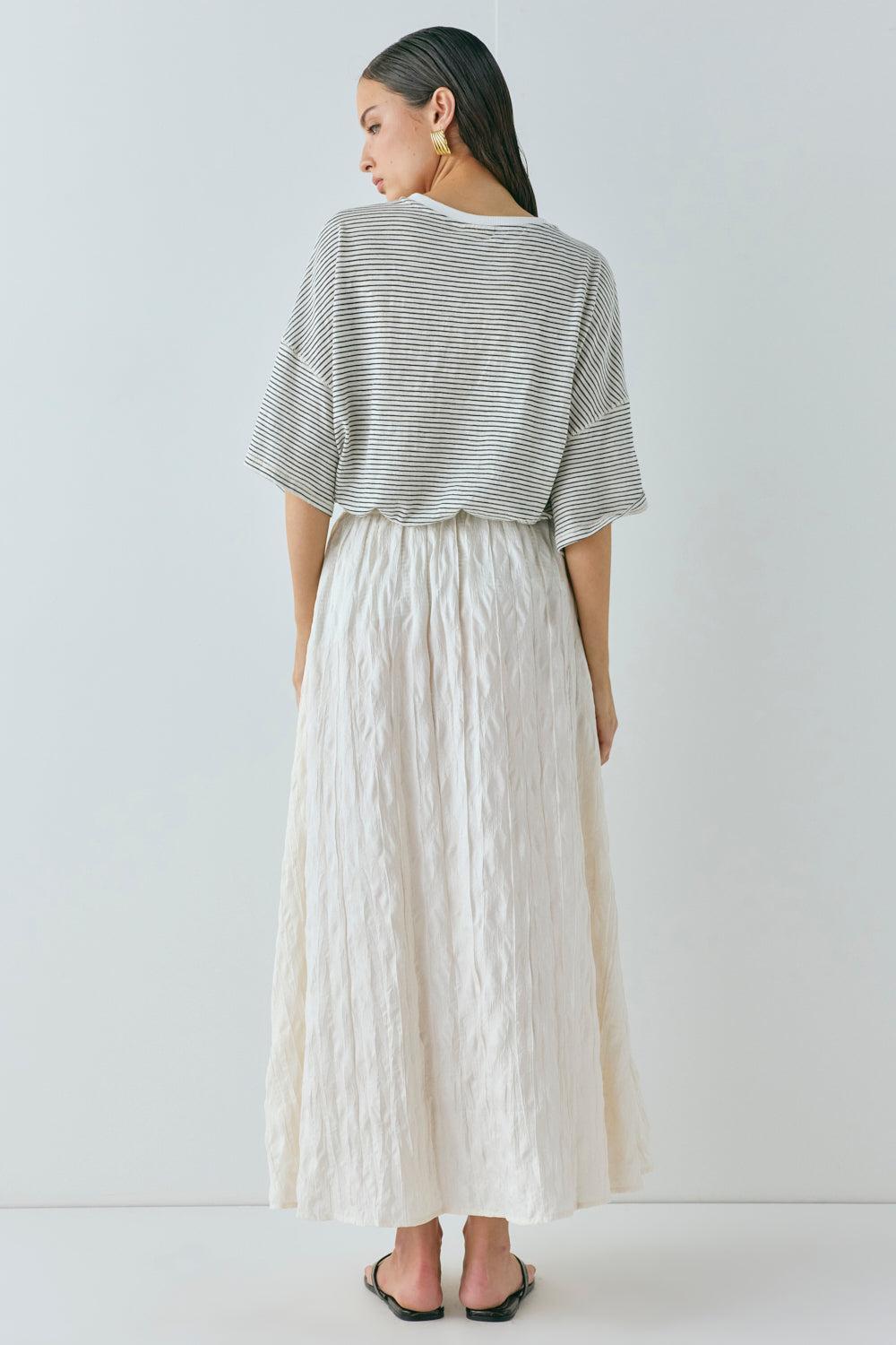Solara Midi Skirt Cream Product Image