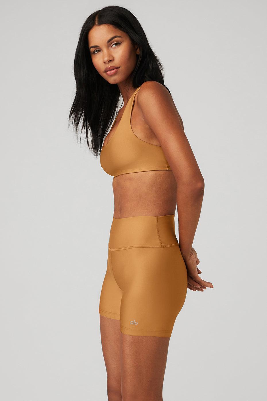 Alo Yoga | Airlift Advantage Racerback Bra Brown Product Image