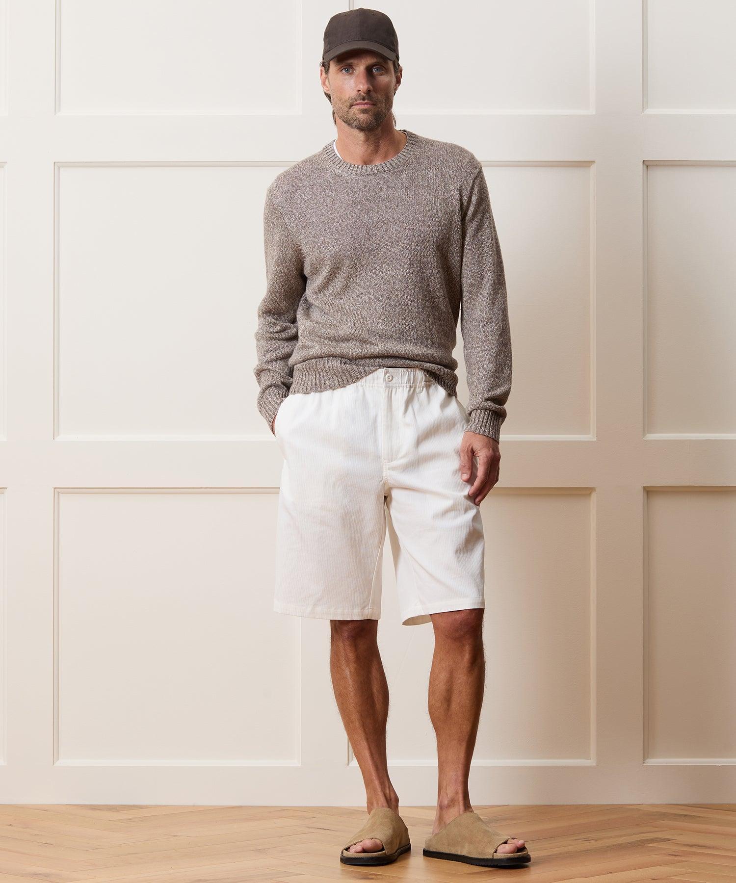 Linen Crewneck Sweater Product Image