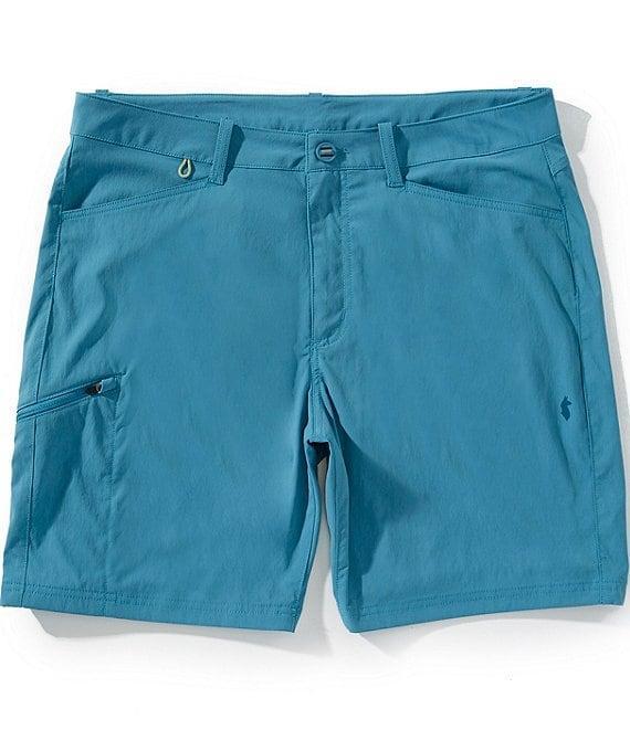 Butt Zipp Long Boxer Shorts - Black Male Product Image