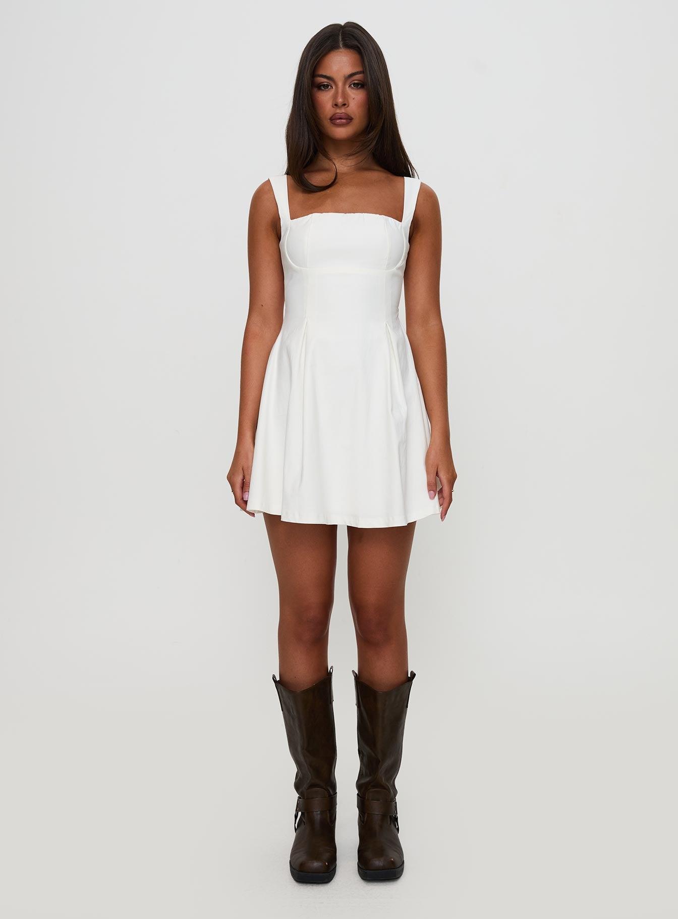 Xanthus Mini Dress White Product Image