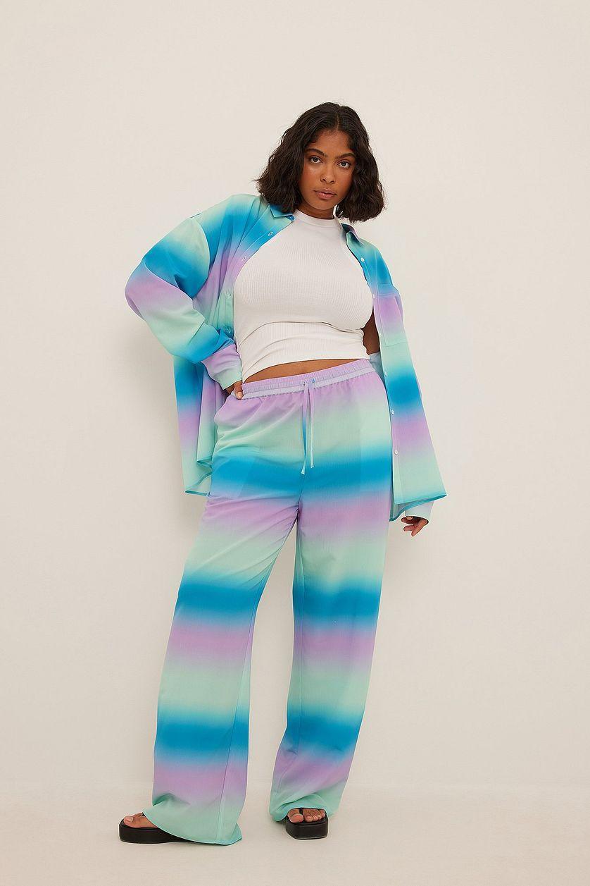 Straight Leg Structured Trousers Product Image