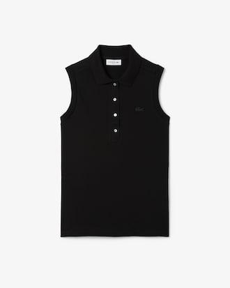 Slim Fit L.12.D Sleeveless Stretch Polo Shirt Product Image
