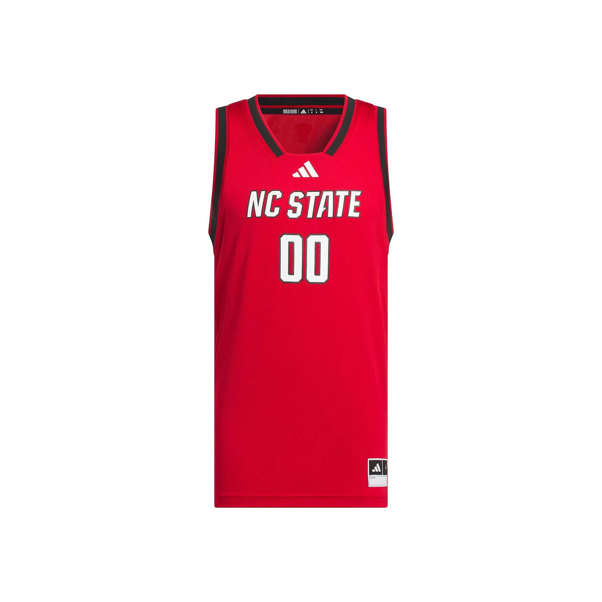 Men's adidas #00 Red NC State Wolfpack Replica Swingman Jersey, Size: 2XL, Nst Red Product Image
