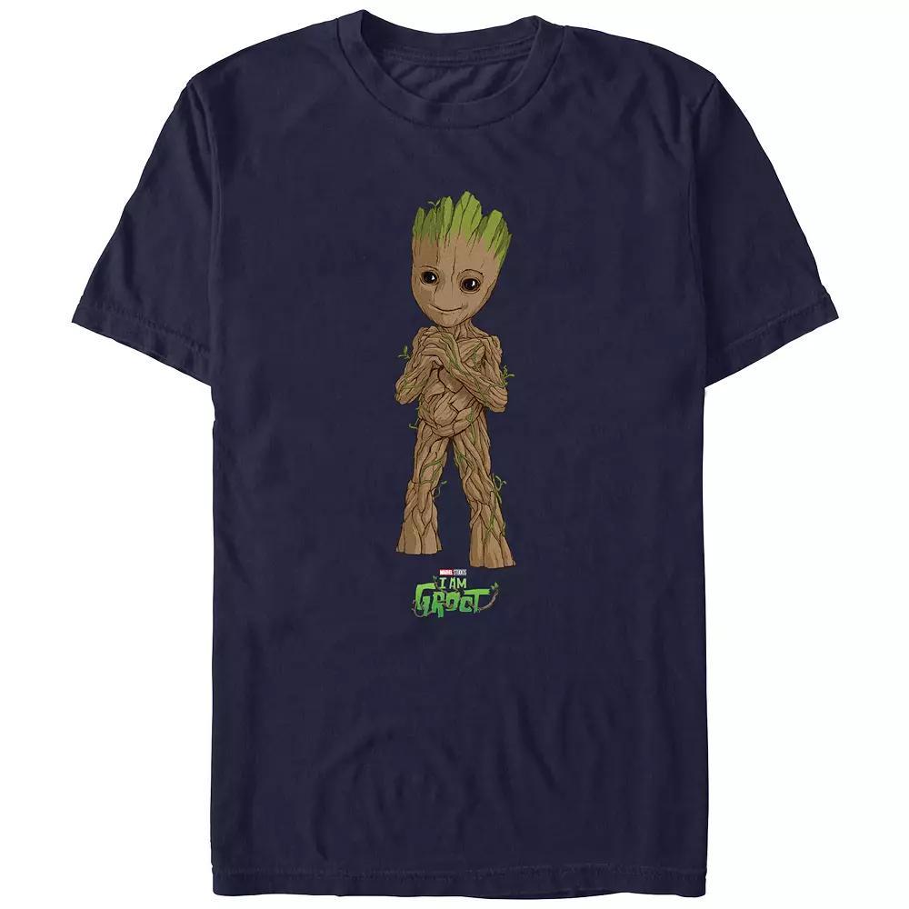 Men's I Am Groot Cute Groot Graphic Tee, Size: XS, Blue Product Image